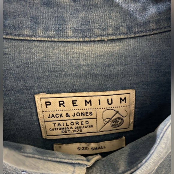 Jack & Jones Button-up Denim Shirt - Picture 3 of 3